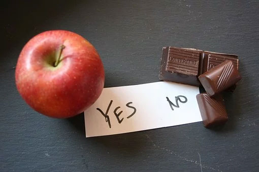 Apple yes, chocolate no