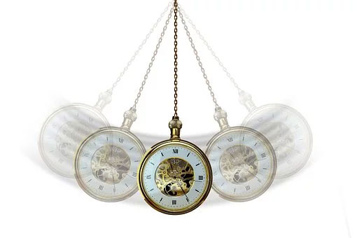 Hypnosis with pocket watch clock