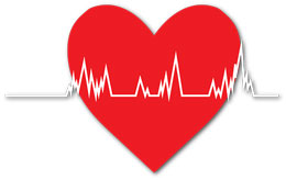 Increased heart rate and blood pressure