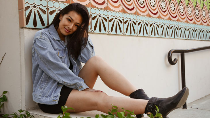 Young woman smiling after a counseling and psychology session in Miami